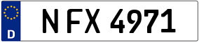 Truck License Plate